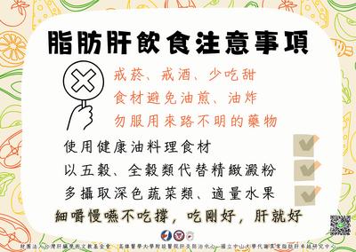 脂肪肝飲食注意事項圖片